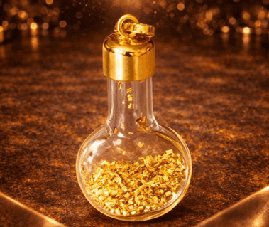 14K Bottle Pendant