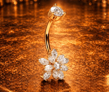 14K Marquises Piercing