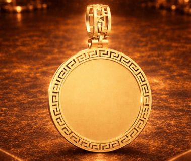 14K Versa Plain Pendant