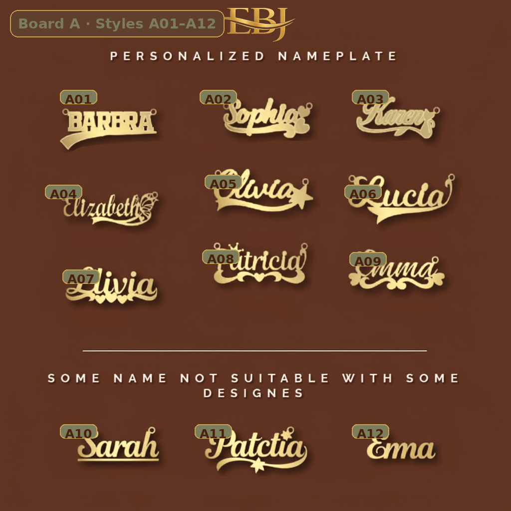 Board A style reference