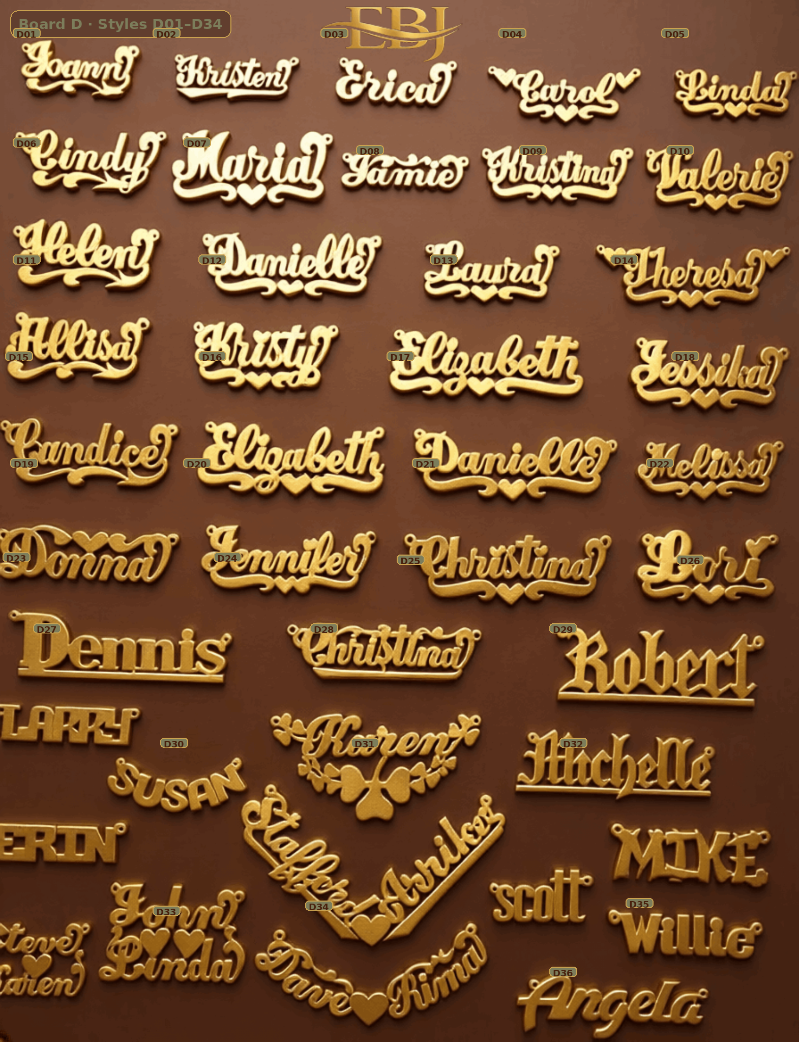 Board D style reference